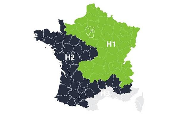 zones climatiques de la France