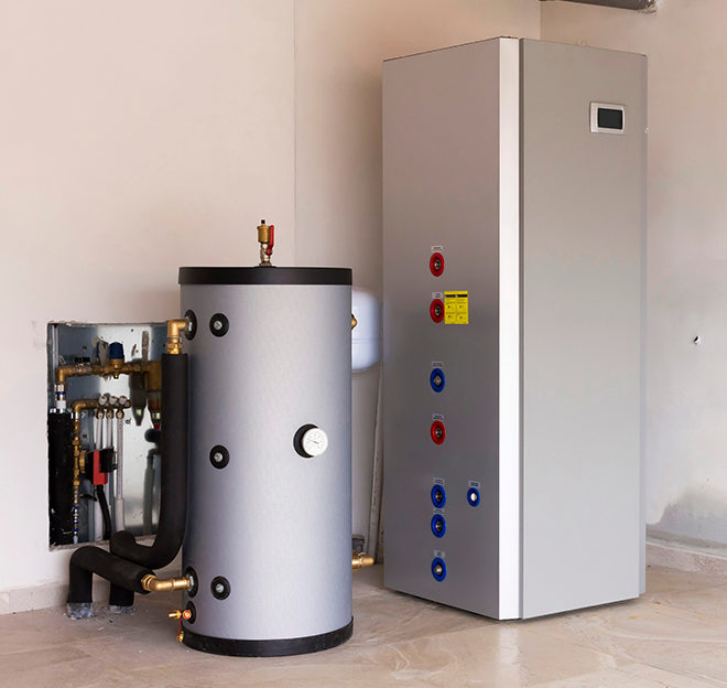 Une pompe à chaleur air-eau